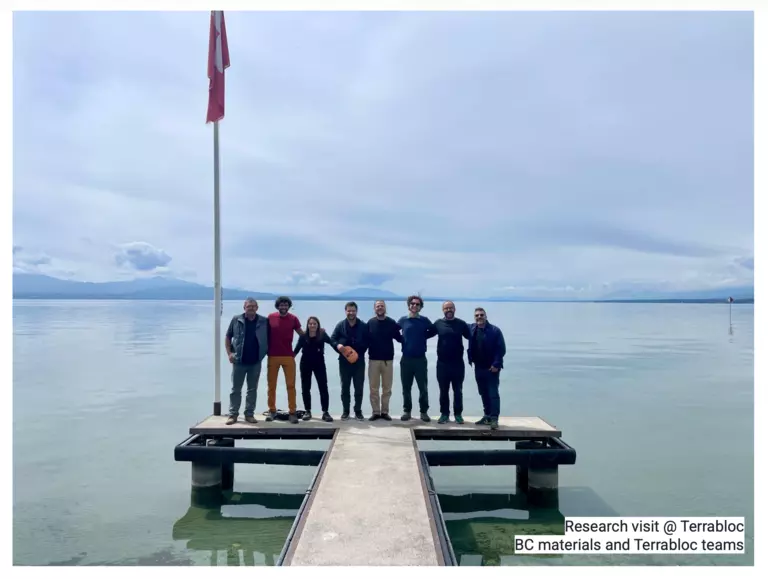 BC materials and Terrabloc teams in Geneva