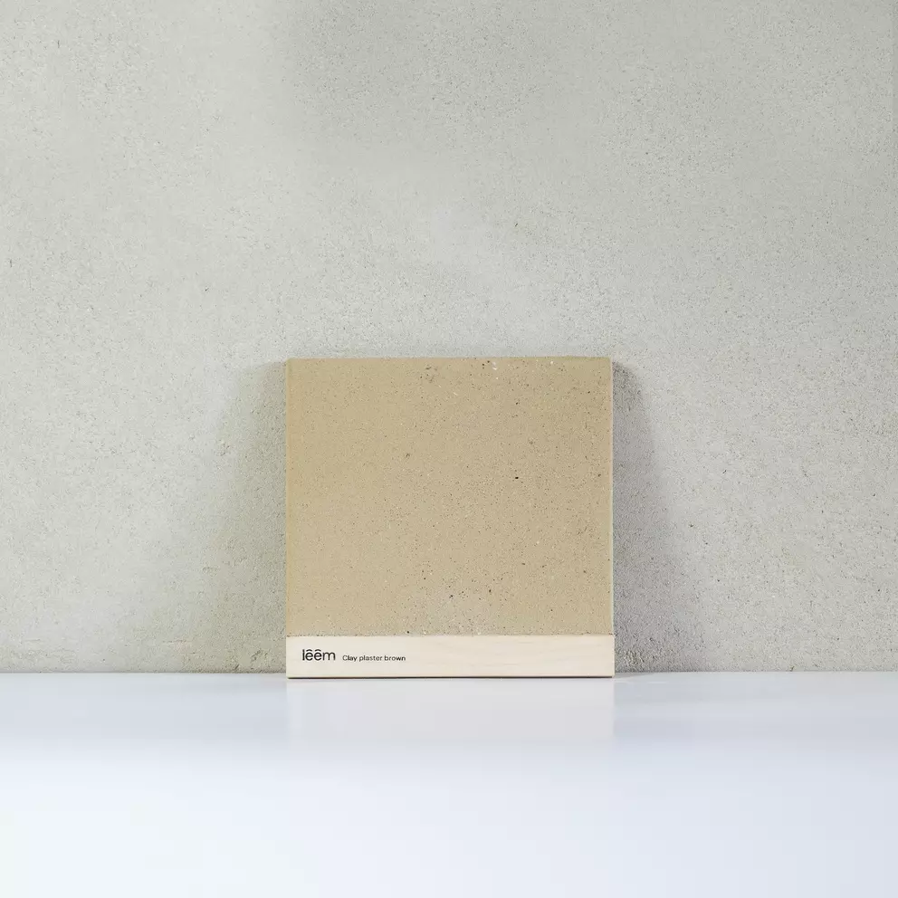 Léém Clay plaster brown - Enduit d’argile brun - Leempleister bruin
