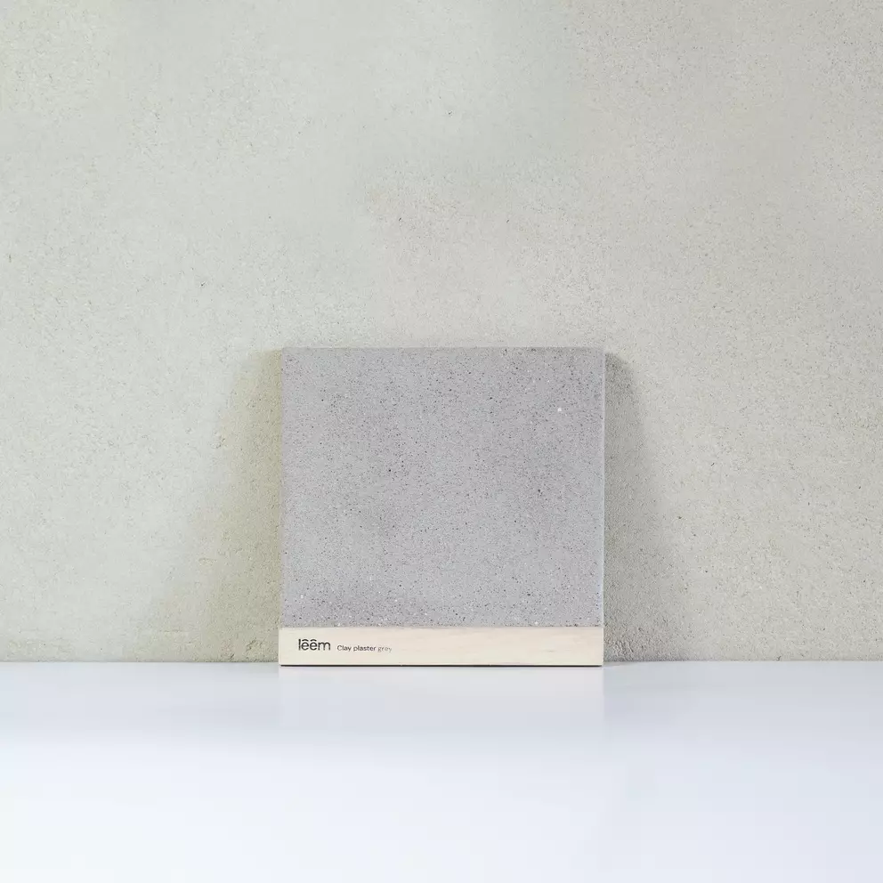 Léém Clay plaster grey - Enduit d’argile gris - Leempleister grijs